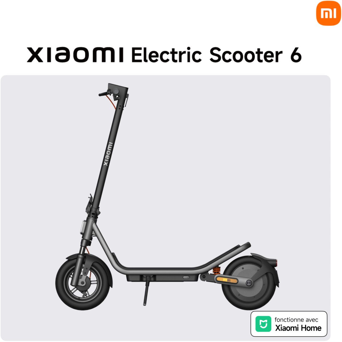 Trottinette électrique Electric Scooter 6 Noir noir, XIAOMI