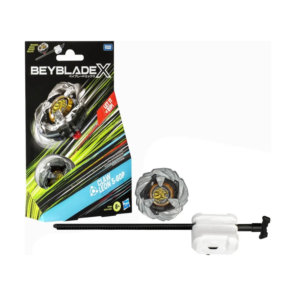 Beyblade X Claw Leon 5-60P Kit de démarrage multicolore, HASBRO