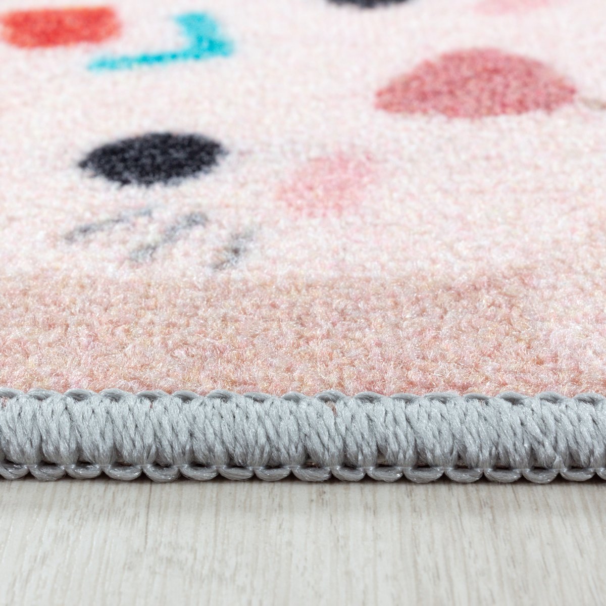 Tapis enfant marelle PLAY gris, NAZAR RUGS