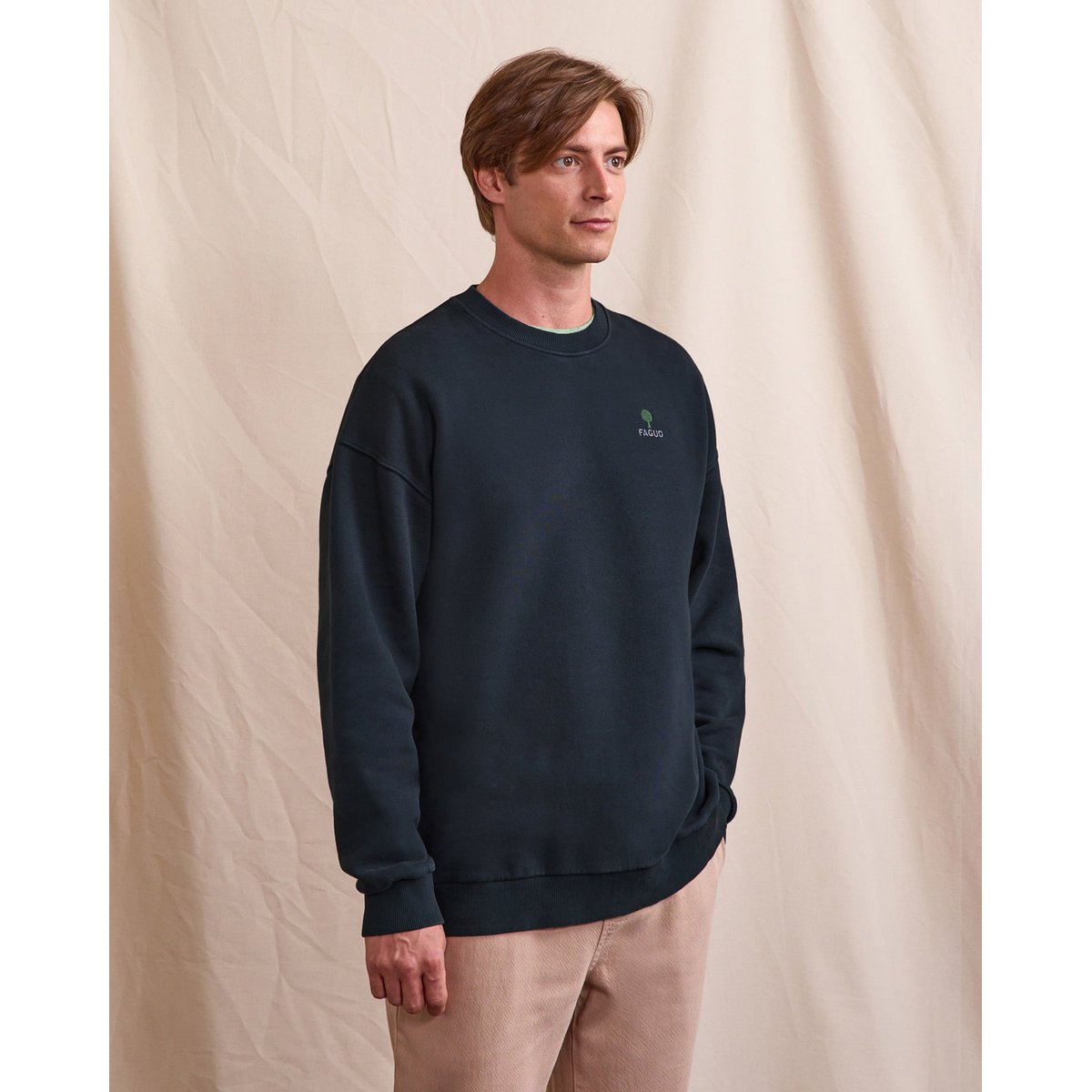 Sweat FANGO marine grisé, FAGUO
