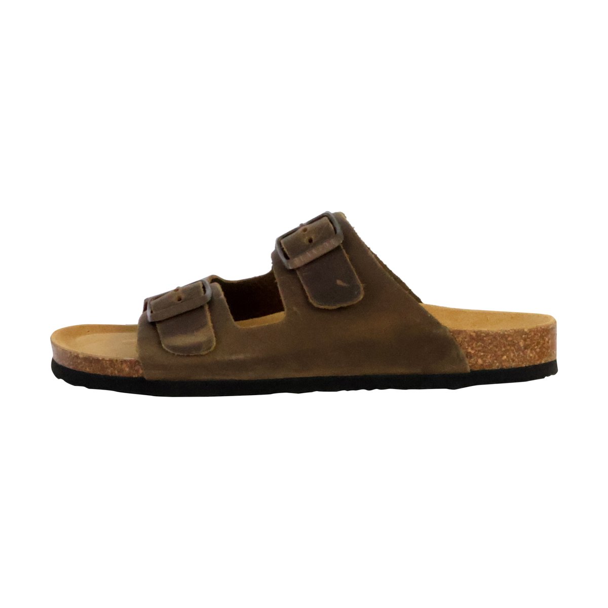 Mules Cuir Beta kaki, PLAKTON