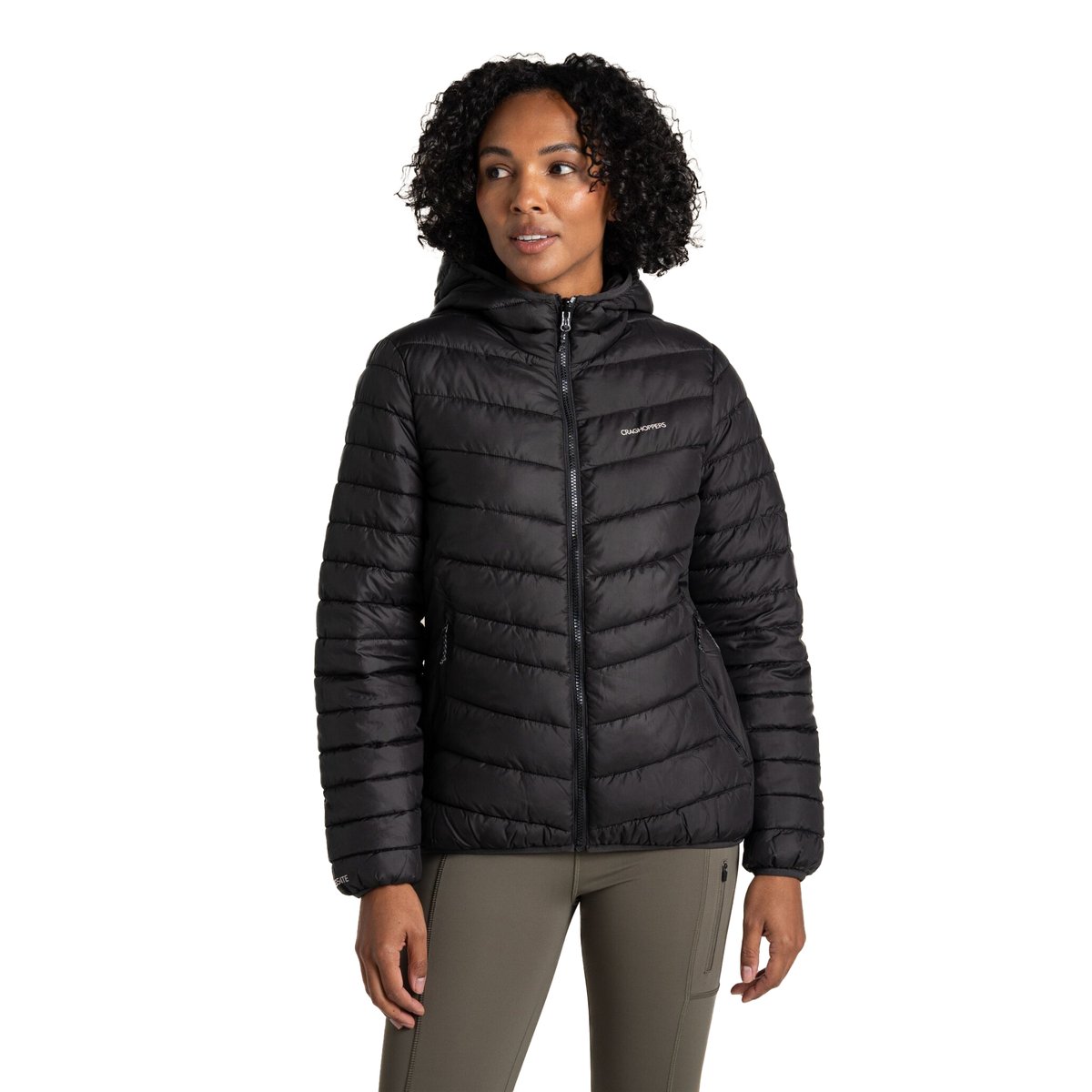 Veste rembourrée pliable et isolante COMPRESSLITE noir, CRAGHOPPERS
