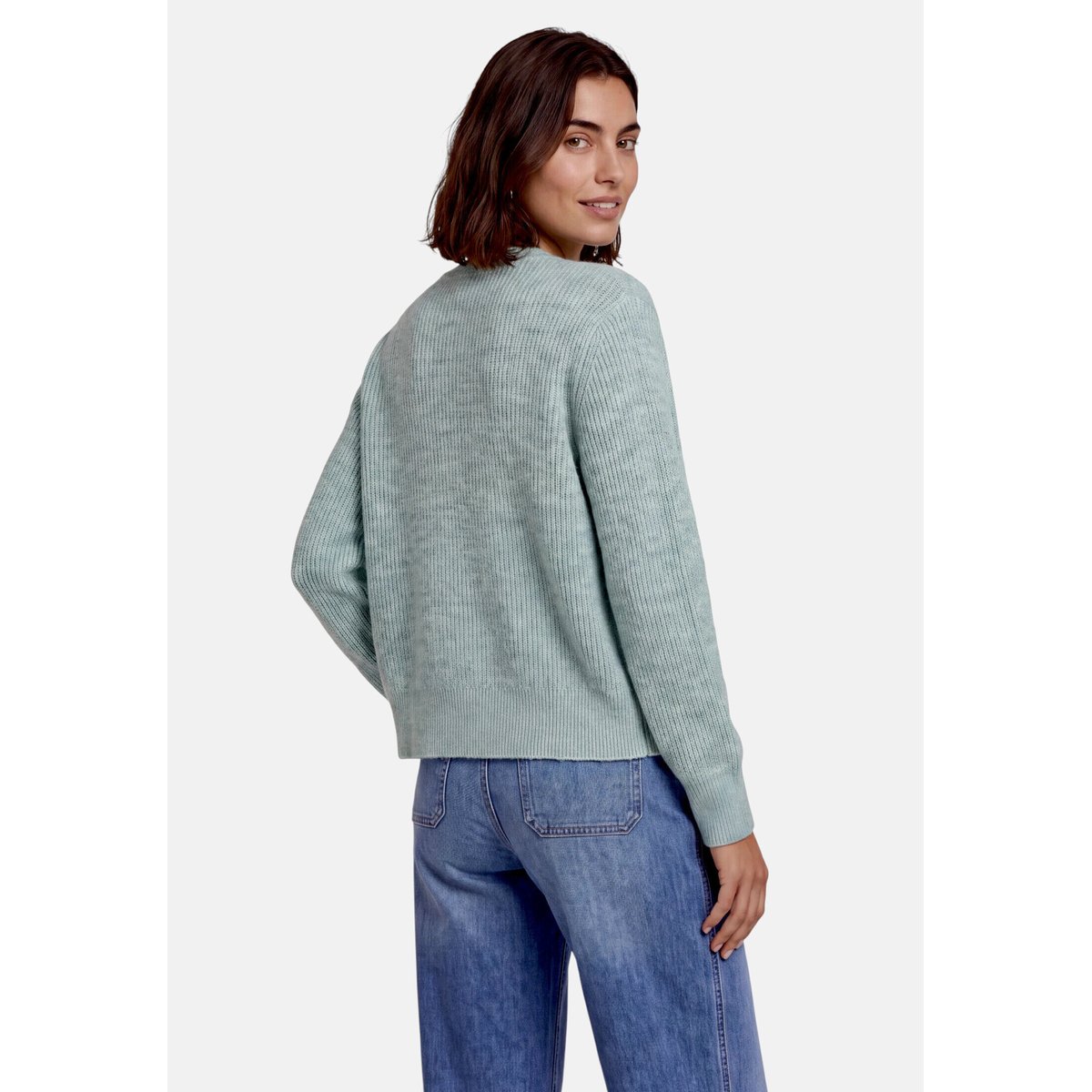 Cardigan en maille à manches longues silver blue melange, ZERO