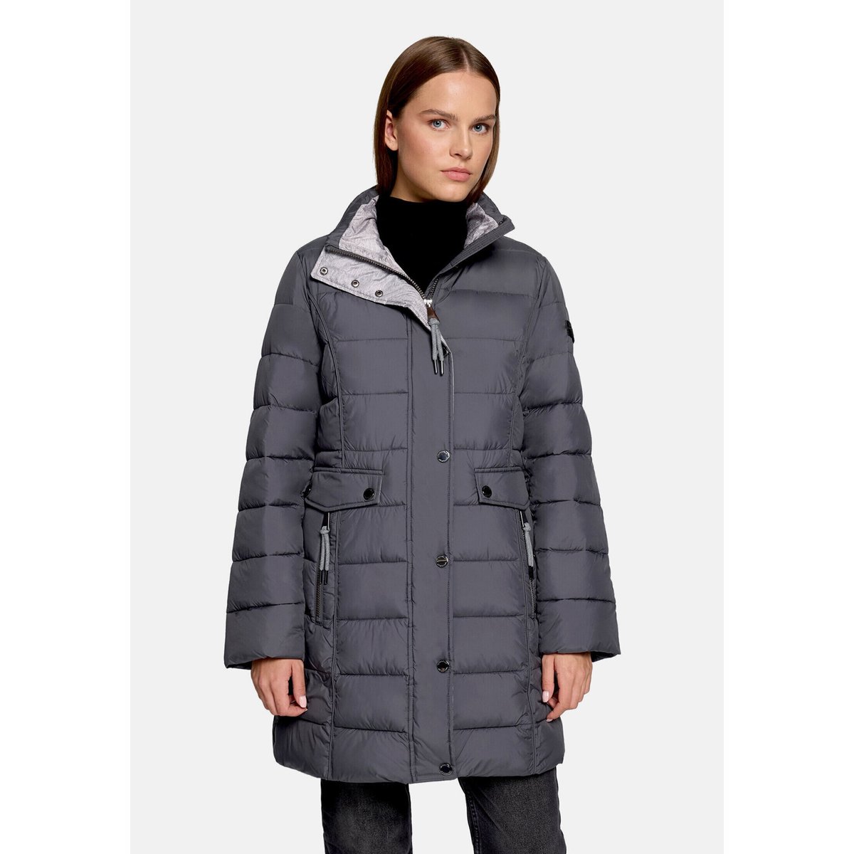 Veste matelassée à capuche amovible blackened pearl, BETTY BARCLAY