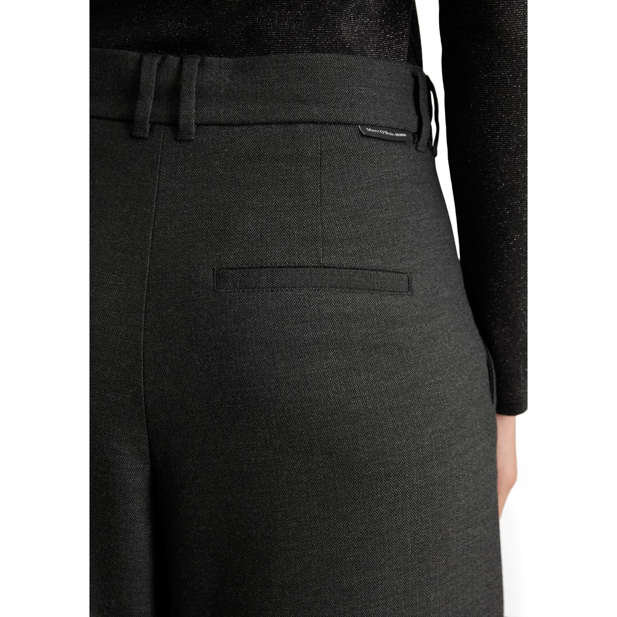 Pantalon de style costume relaxed avec une part de viscose gris, MARC O’POLO DENIM