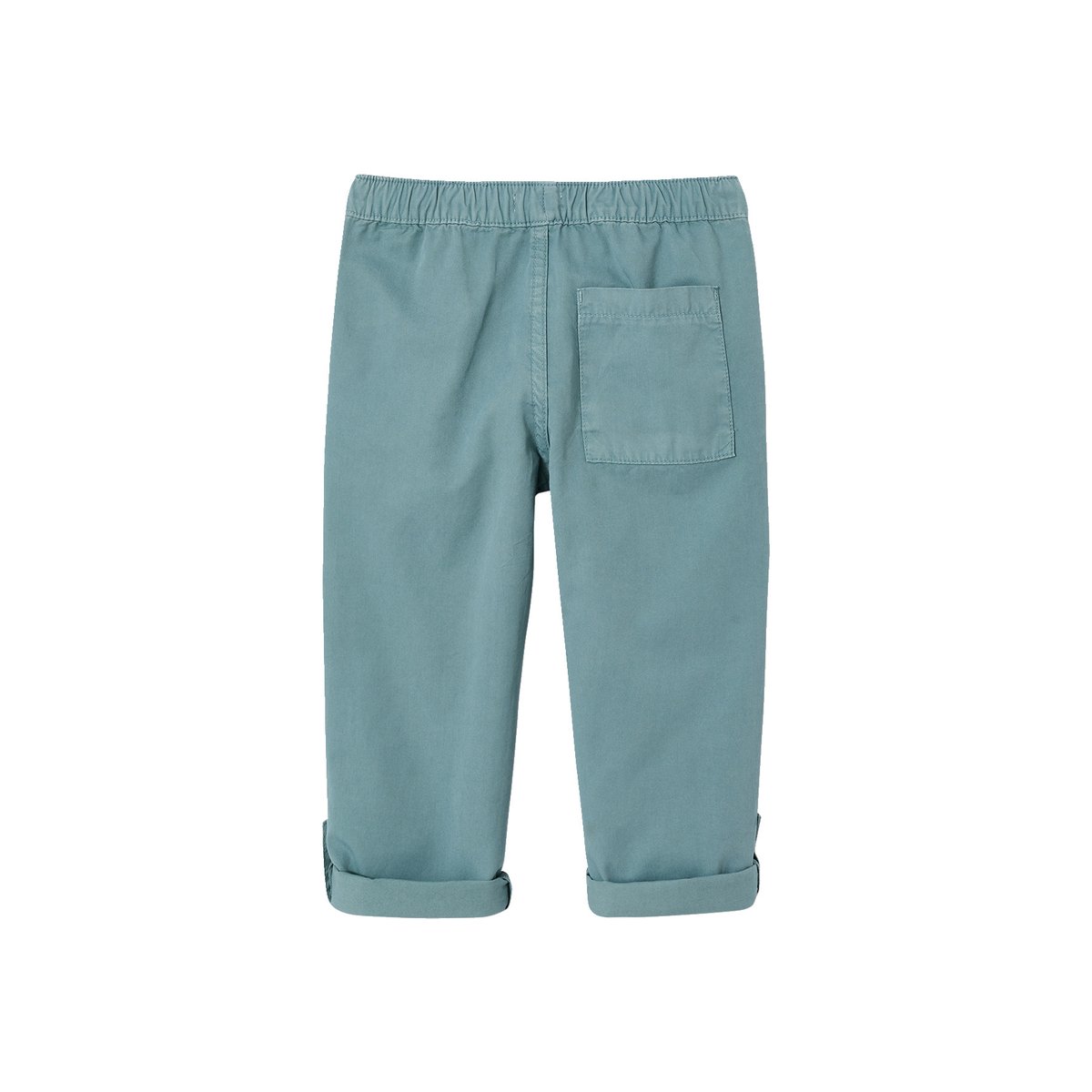 Pantalon retroussable vert émeraude, VERTBAUDET