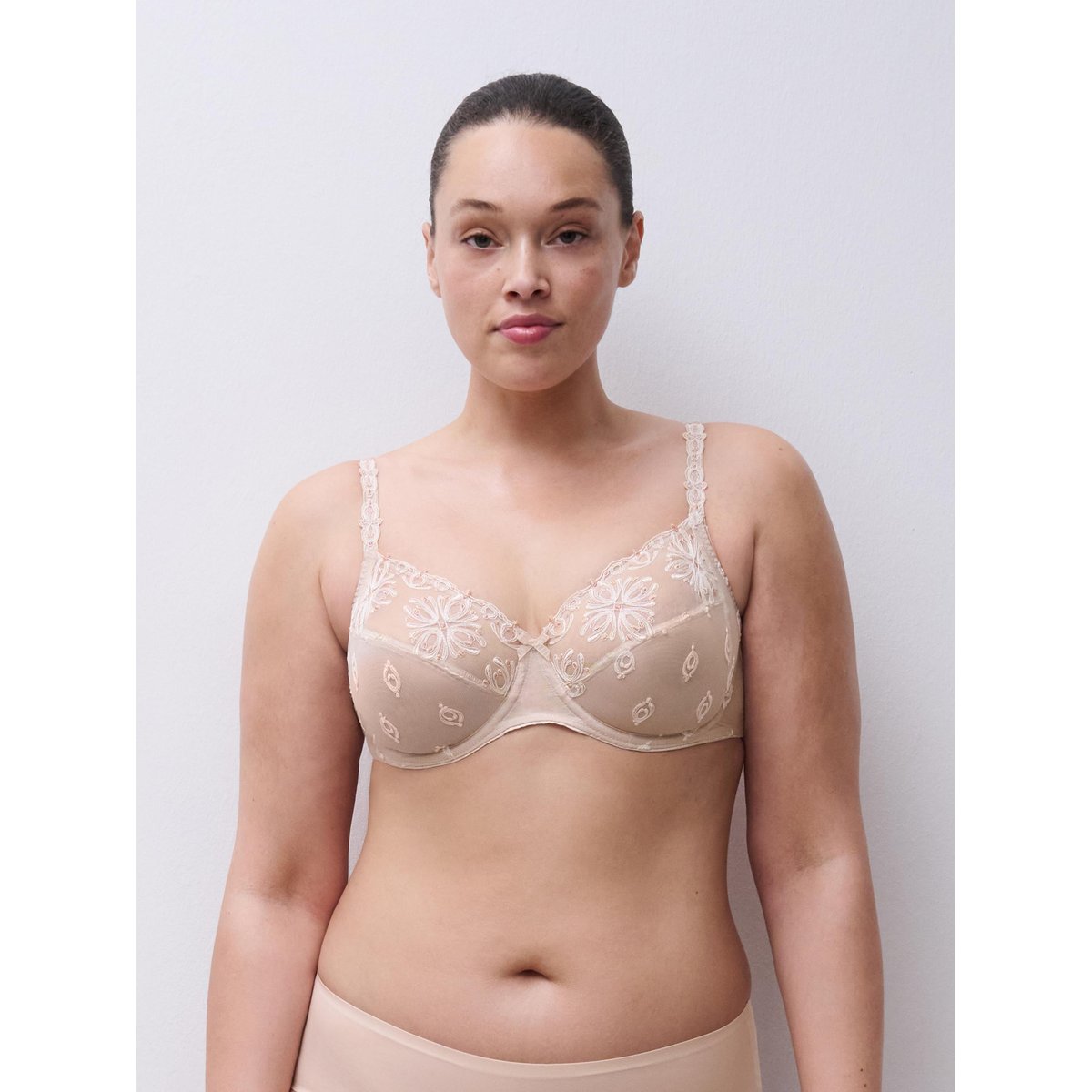 Soutien-gorge à armatures emboîtant Champs Elysées dune, CHANTELLE