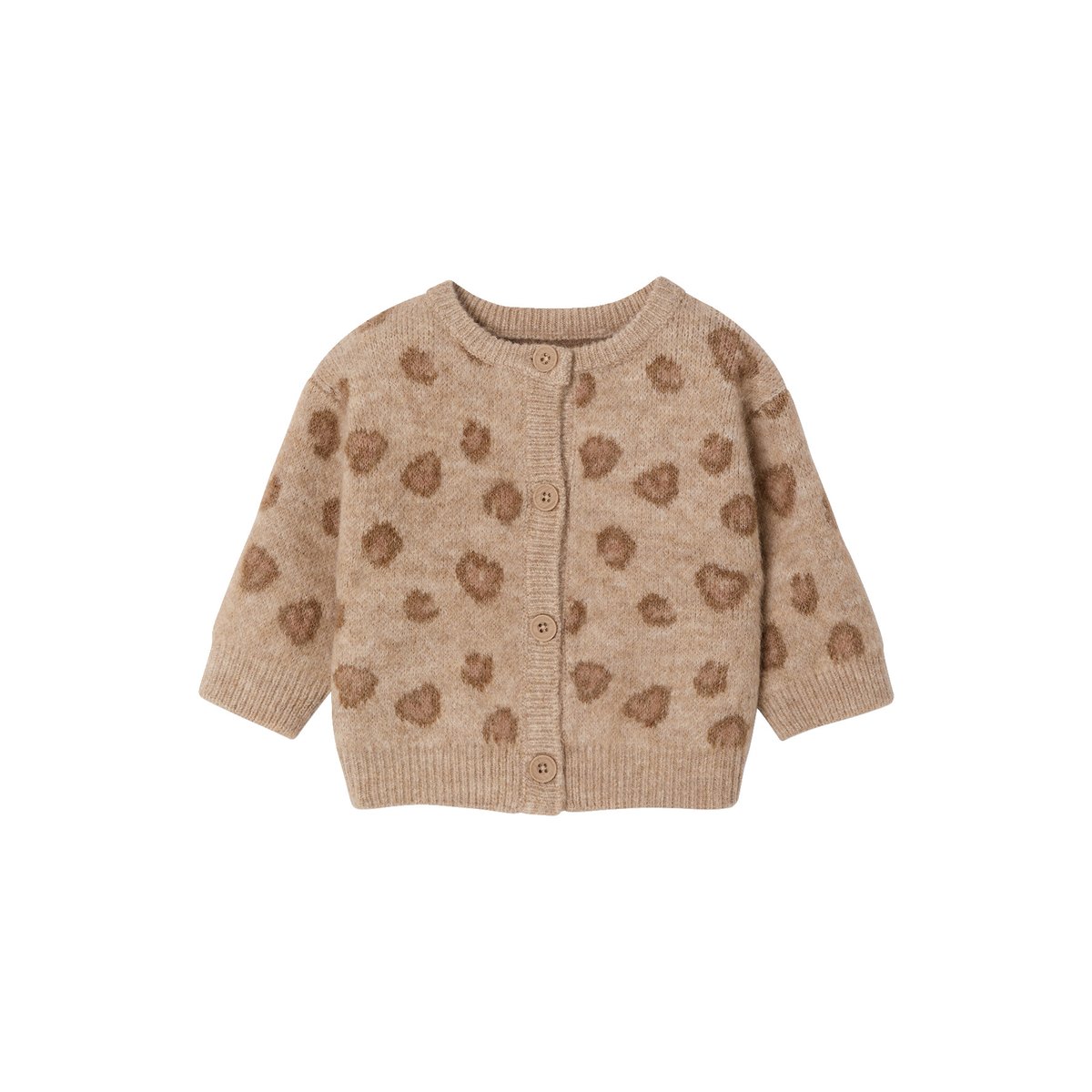 Gilet boutonné beige chiné, VERTBAUDET