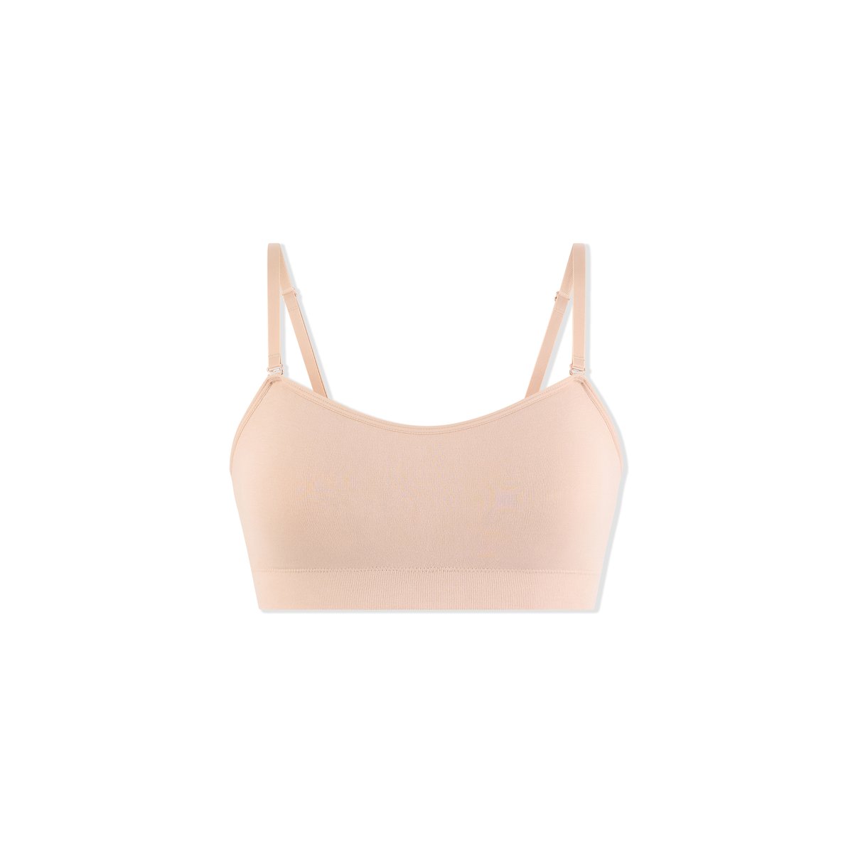 Soutien-gorge bandeau avec bretelles amovibles en coton AMANDE lin, ETAM