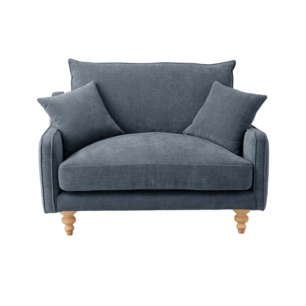 Fauteuil tissu XL - ORSO bleu, CAMIF