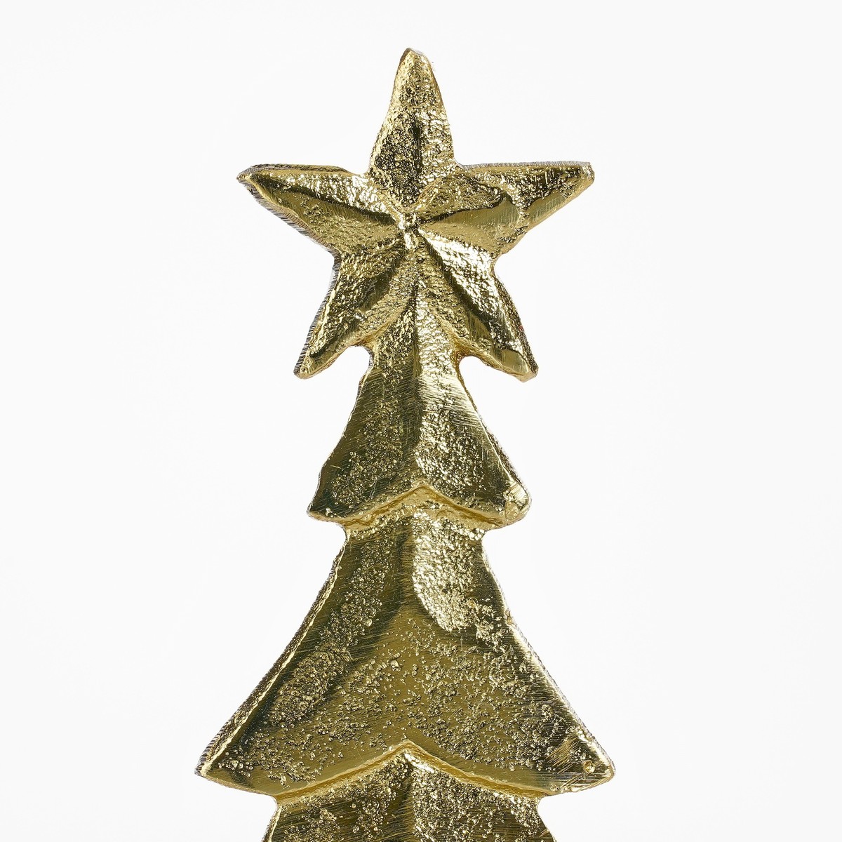 Sapin de Noël décoratif en marbre NOZZY or, MICA DECORATIONS