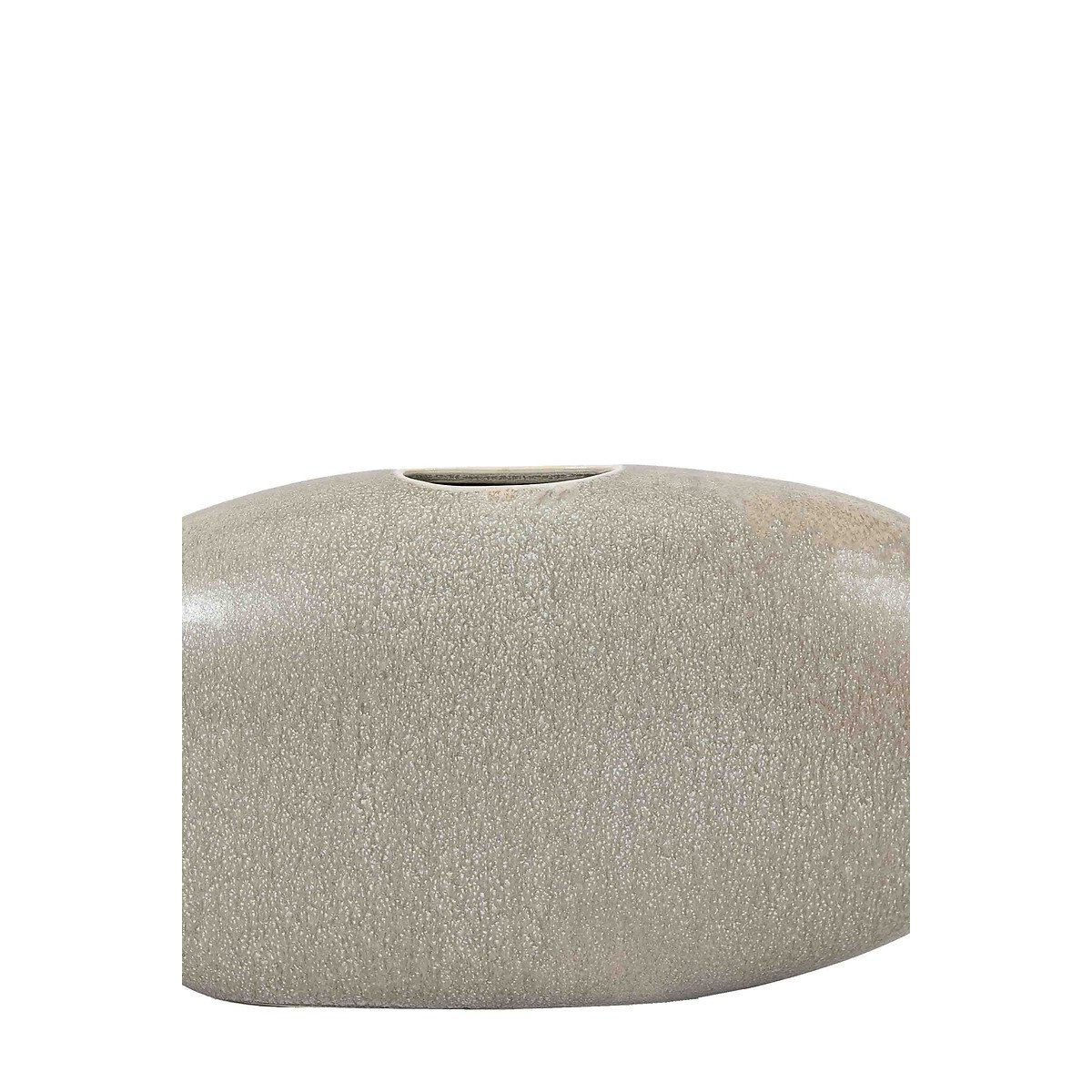 19cm Wide Pebble Vase grey, ÉDITÉ