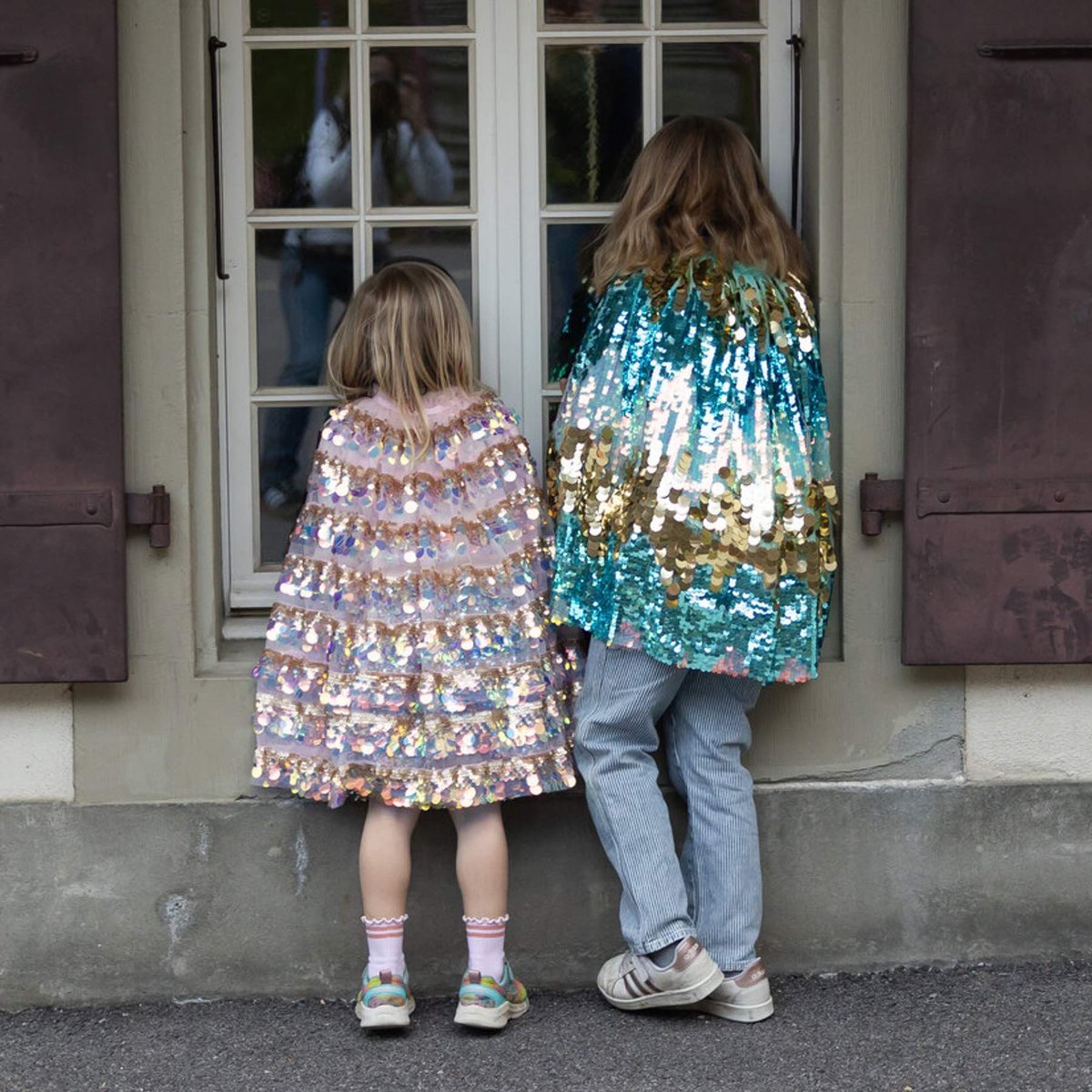 Déguisement enfant cape brillante The 5th Avenue rose, GREAT PRETENDERS