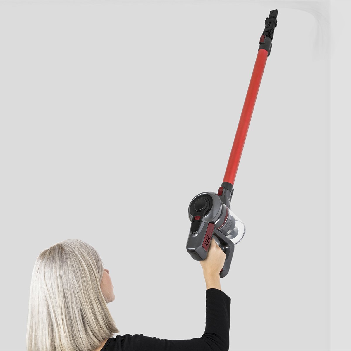 aspirateur balai 2 en 1 sans fil powerclean - up600 rouge, H.KOENIG