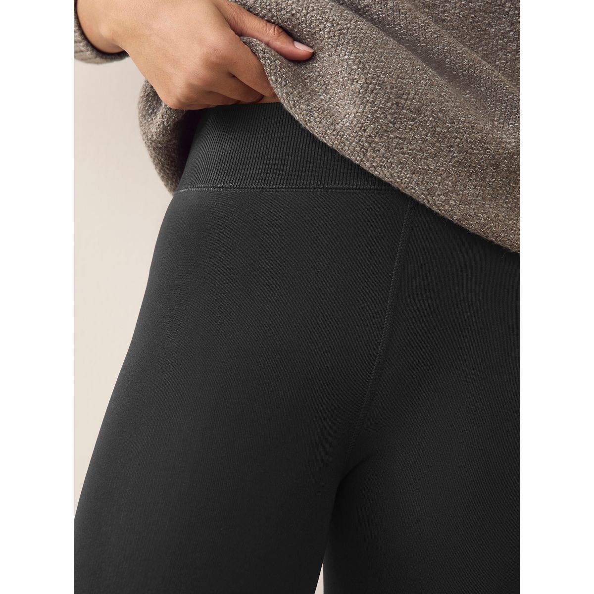 Legging thermique à doublure polaire noir, NEXT