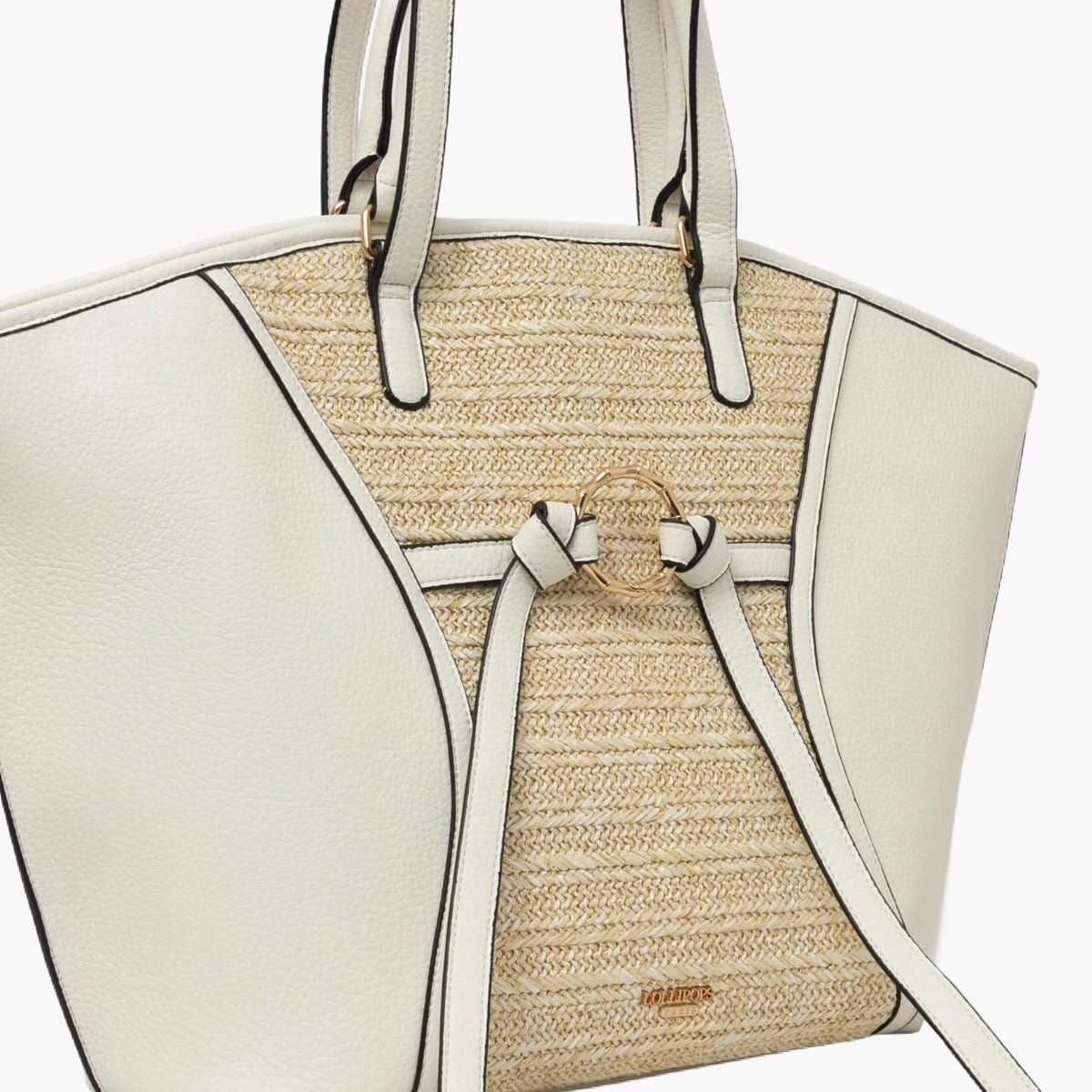 Grand sac shopper  Steevy blanc, LOLLIPOPS