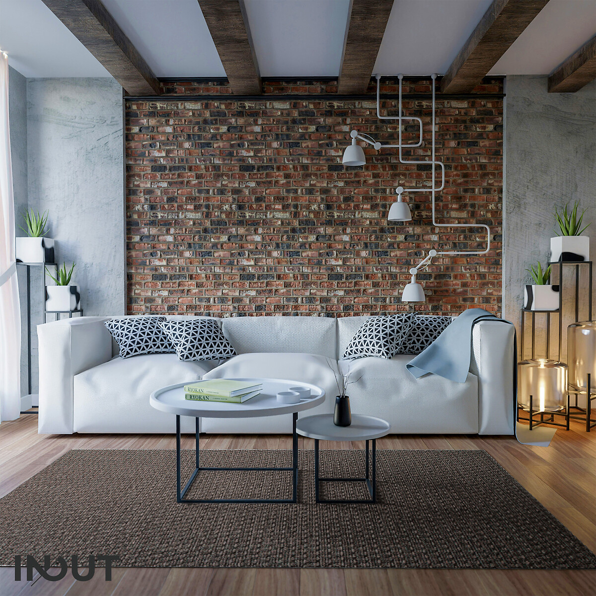 Tapete Loft, CutCut multicolor, CUTCUT