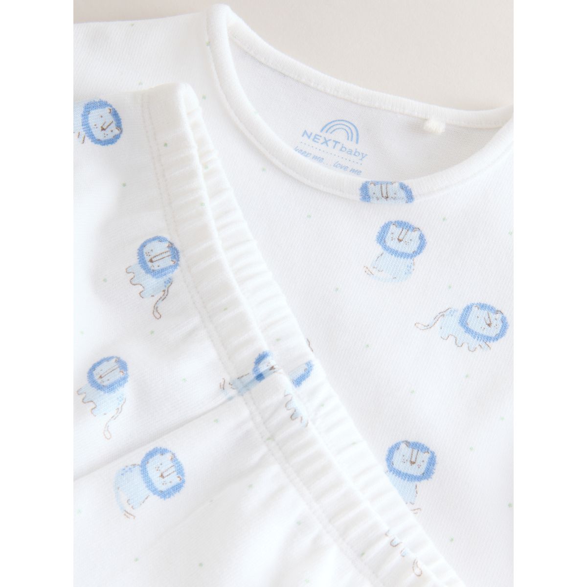 Ensemble haut et legging pour bébé lion bleu, NEXT