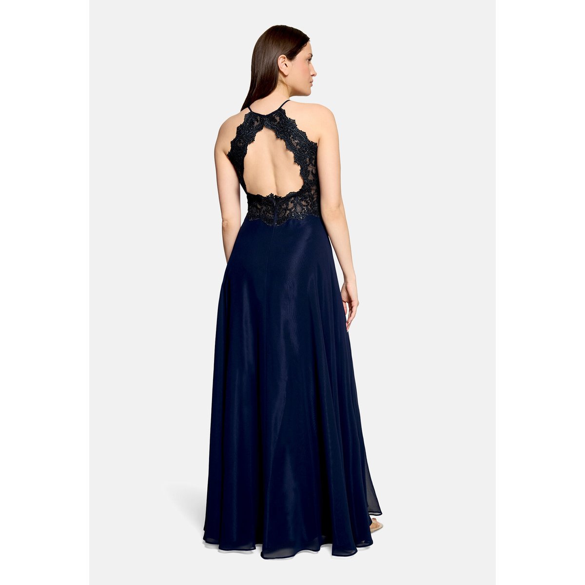 Robe de soirée dos-nu night sky, VERA MONT