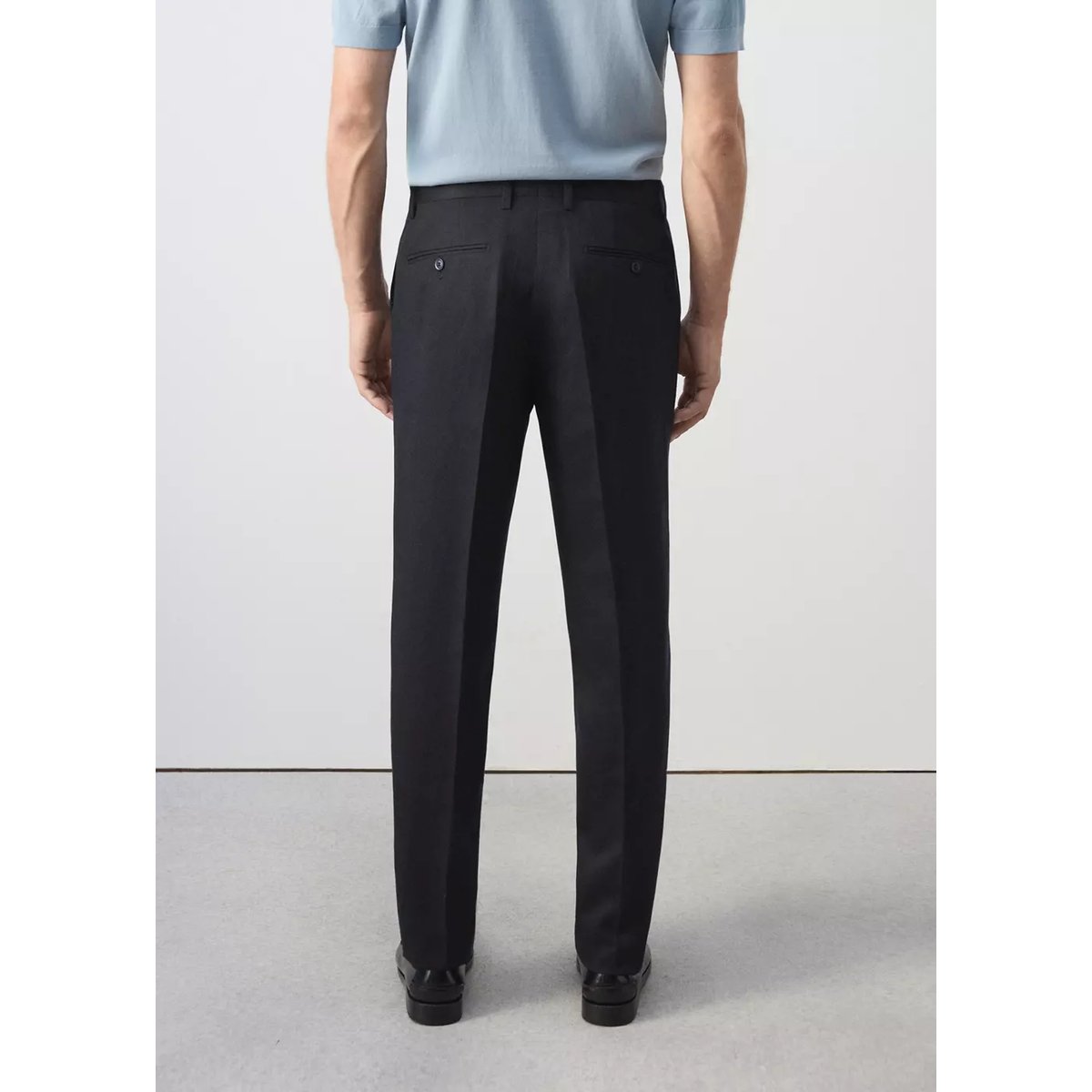 Pantalon de costume Amalfi slim fit bleu marine, MANGO MAN