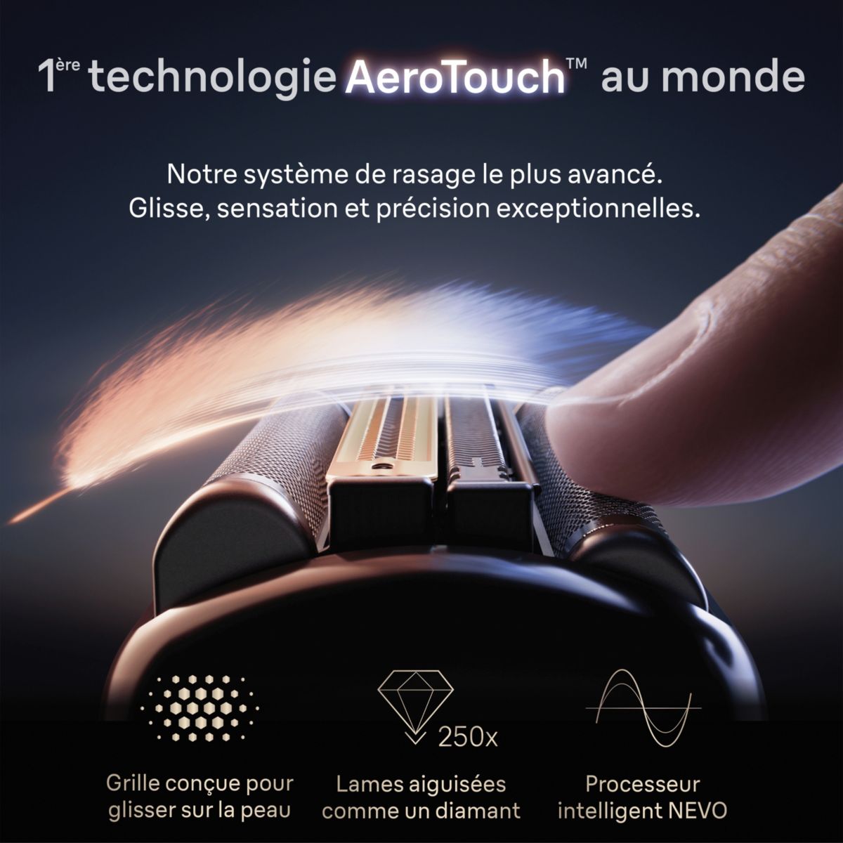 Tête de rasoir de rasoir NEVO-S 11000C couleur unique, BRAUN