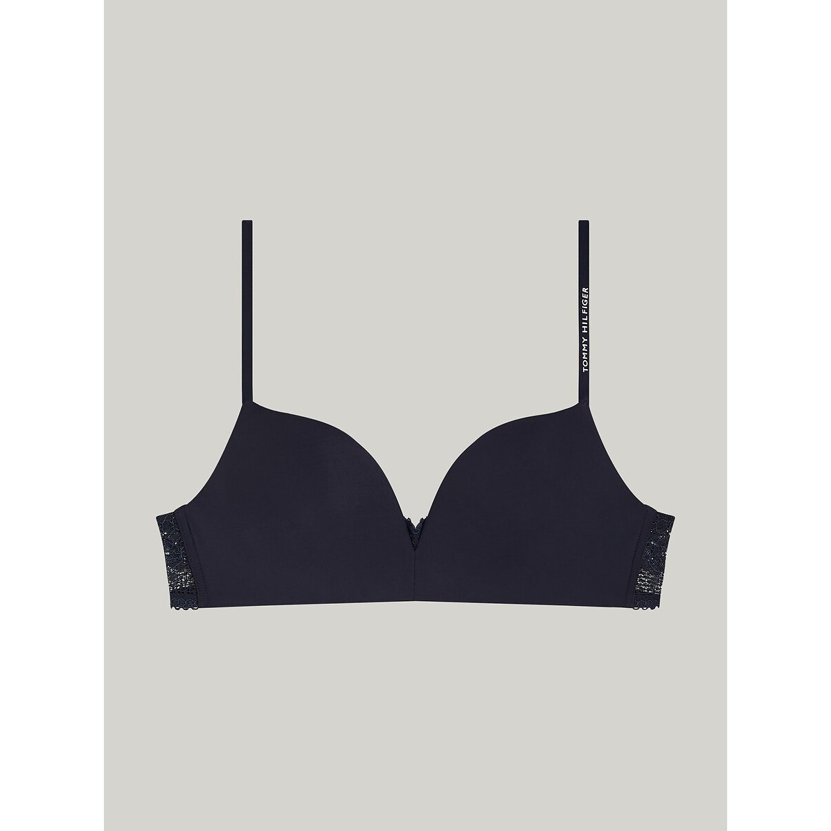 Soutien-gorge triangle push-up rembourré marine, TOMMY HILFIGER
