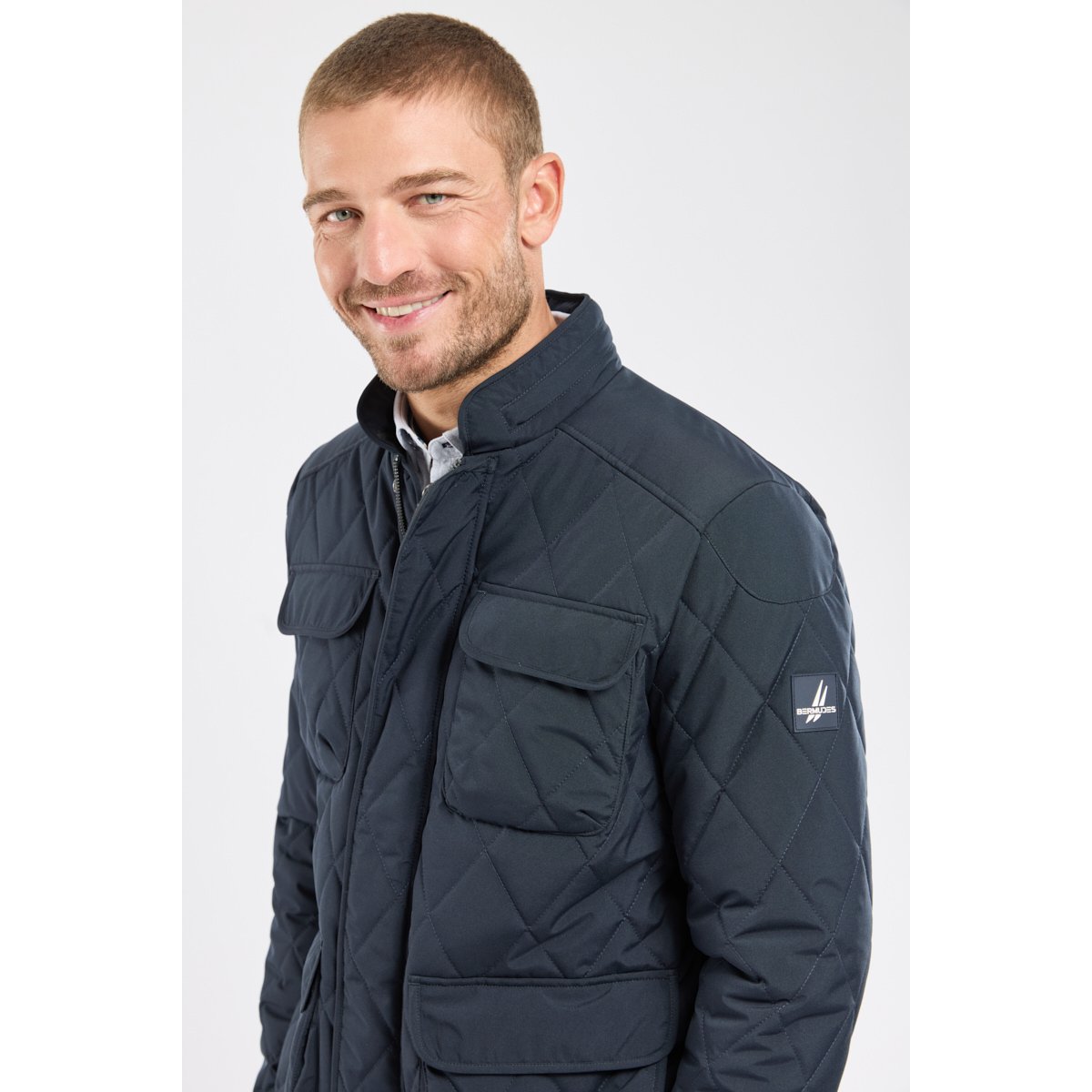 Veste matelassée HANAKO navy, BERMUDES