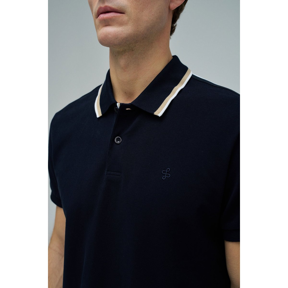 POLO AVEC BRANDING blanc, SALSA JEANS