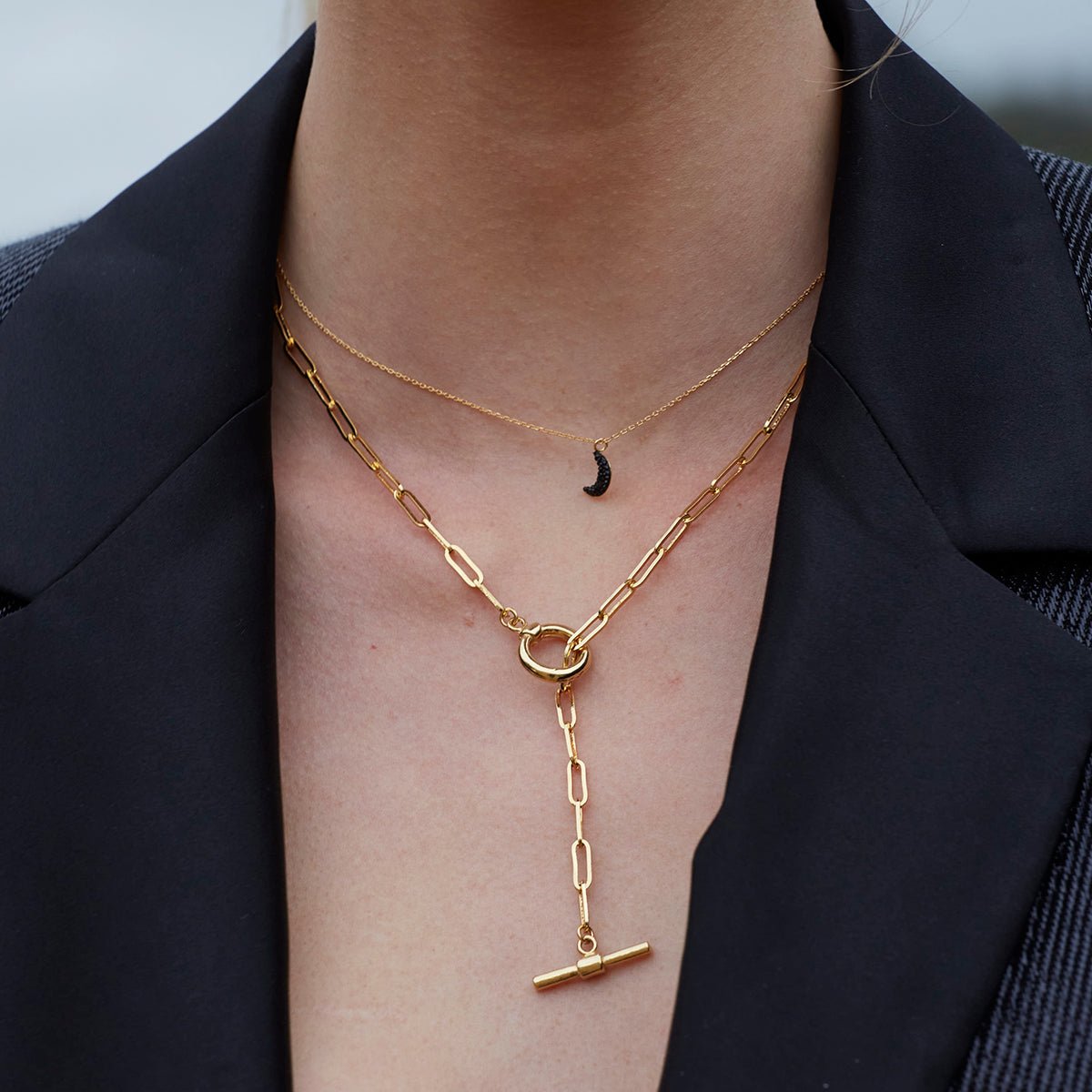 Collier / bracelet 3 tours doré - janis doré, CAROLINE NAJMAN