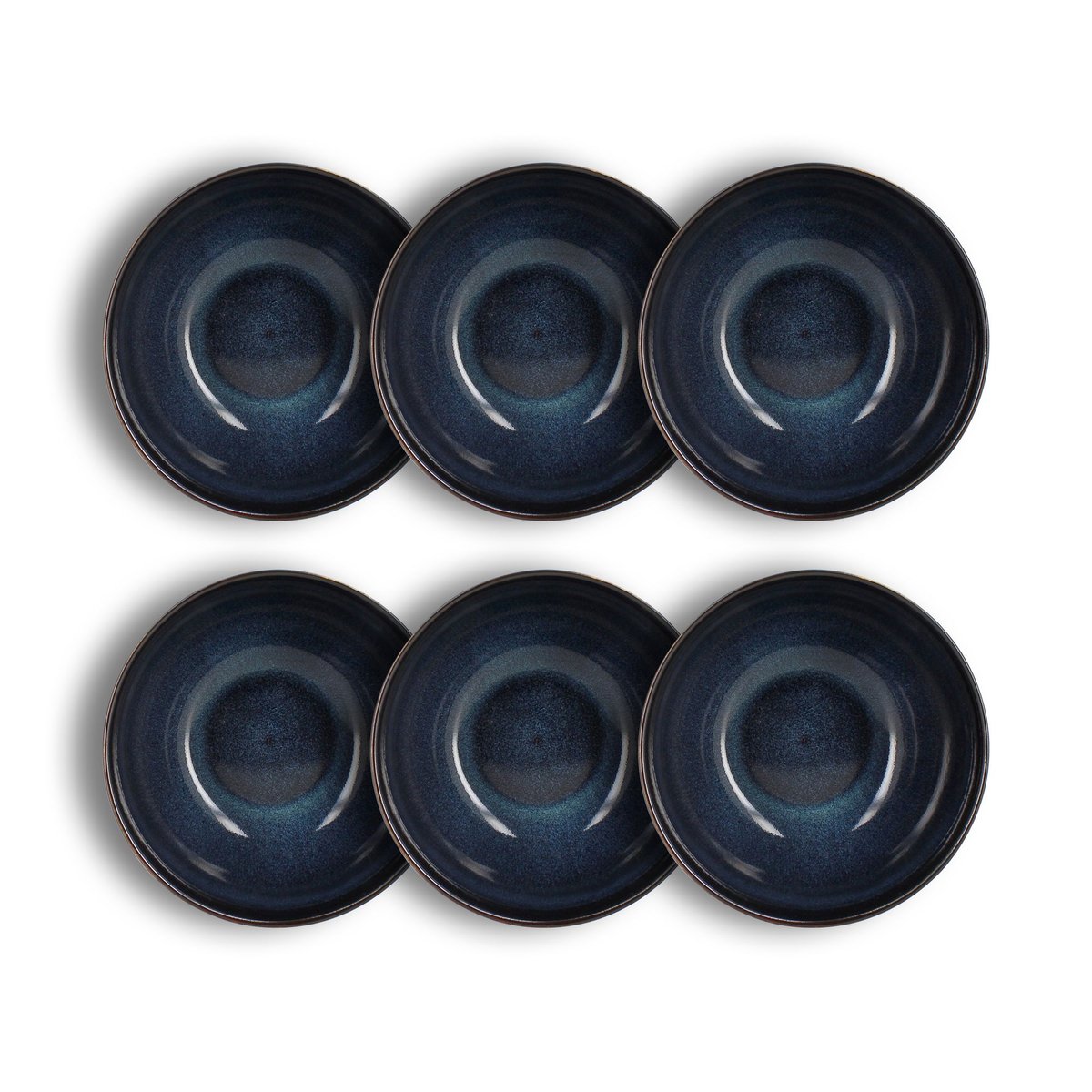 Lot de 6 bols en grès 84cl, COSTA bleu, OGO LIVING