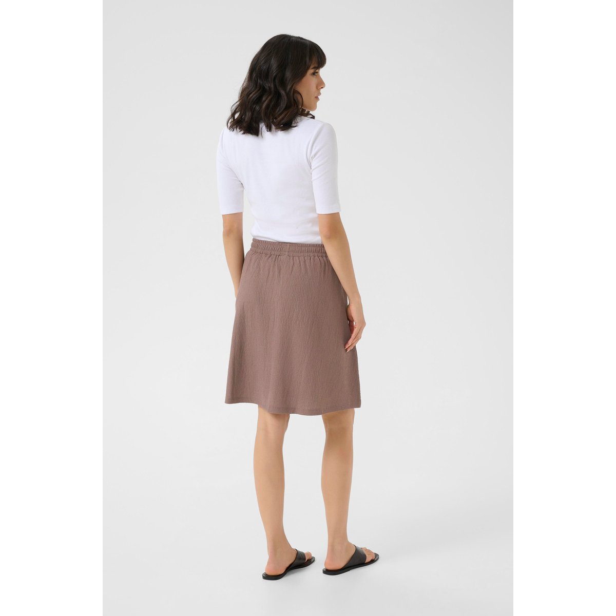 Jupe casual gris iron, KAFFE