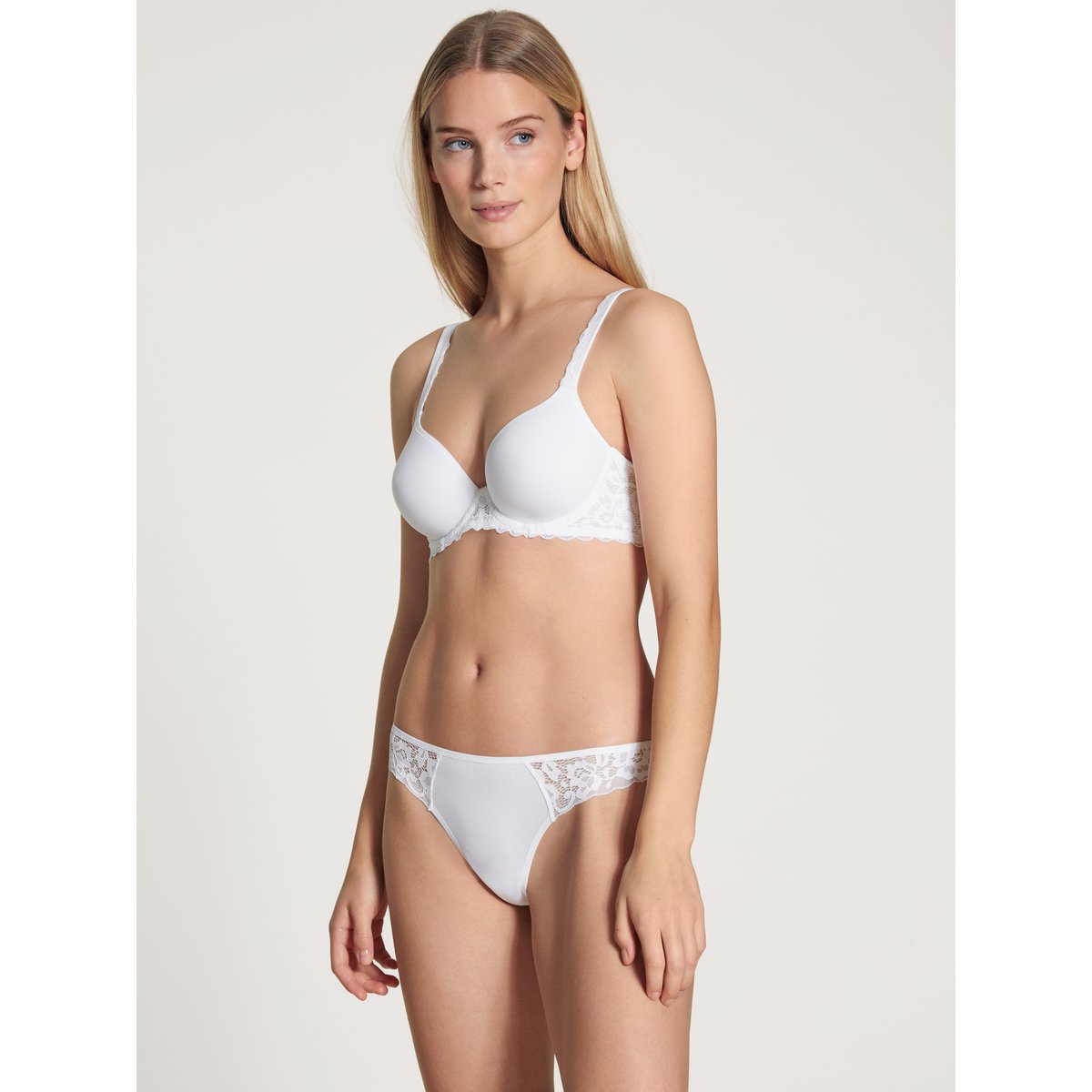 Chaine Coton NATURAL COMFORT LACE blanc, CALIDA