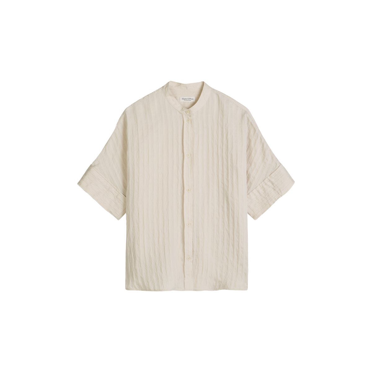 Chemisier boyfriend regular en TENCEL™ Modal gris clair, MARC O'POLO