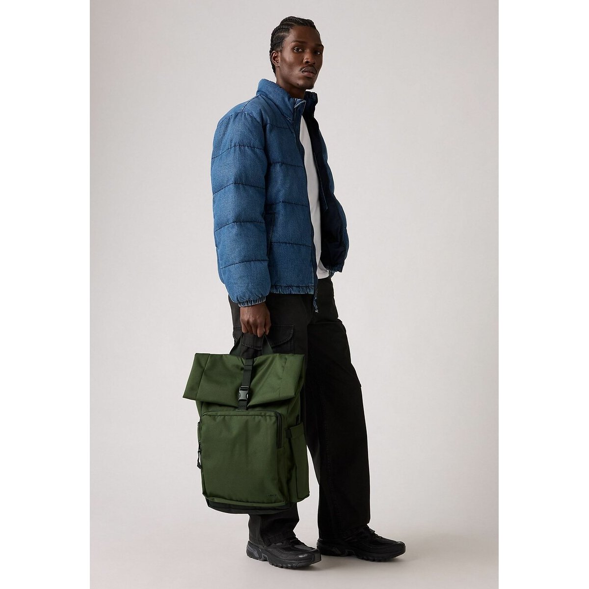L Pack Roll-Top Backpack grey, LEVI'S