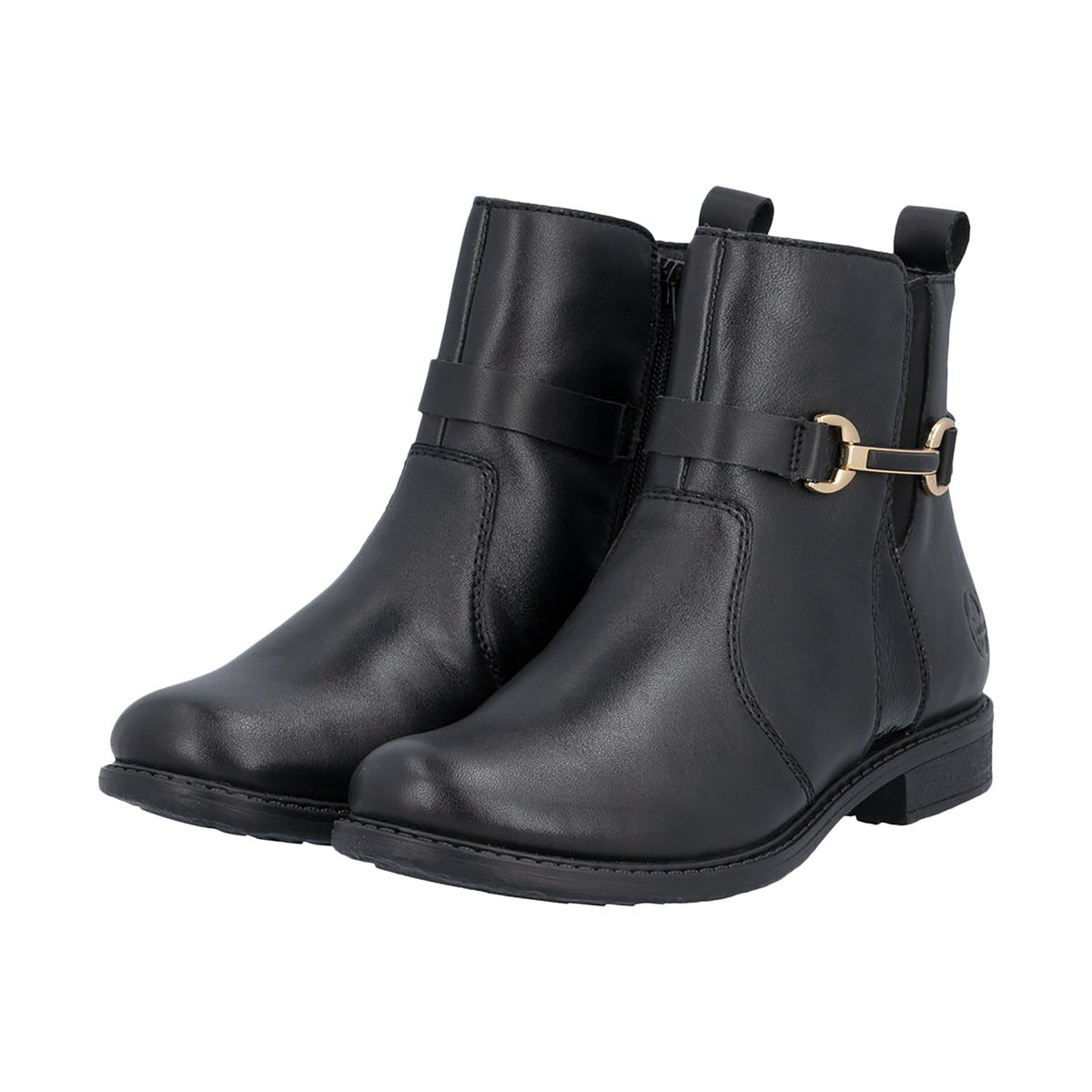 Bottine Cuir noir, RIEKER