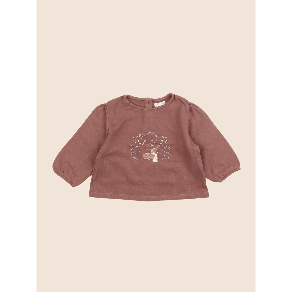 Sweat - Bon état marron, VERTBAUDET