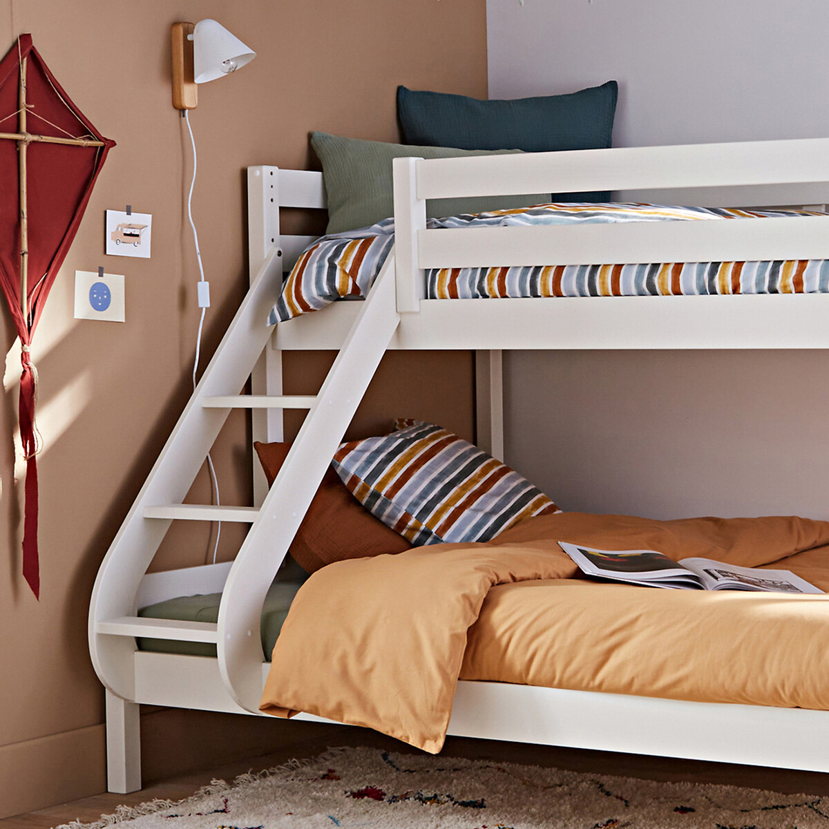 Applique bois et métal acier, Cotapi blanc/bois, LA REDOUTE INTERIEURS