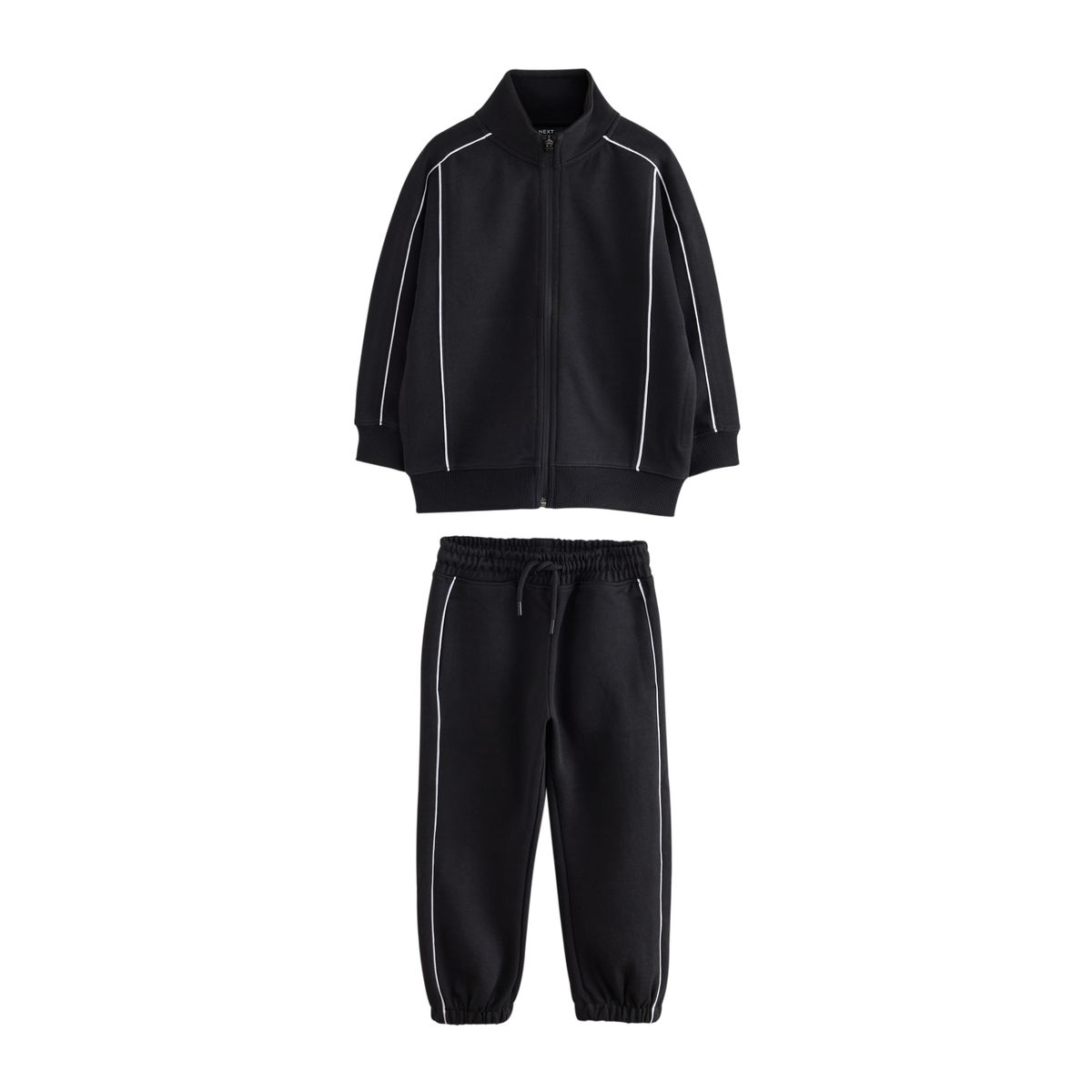 Pantalon de jogging et haut sport zippé noir, NEXT