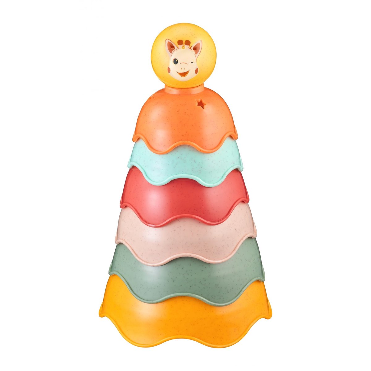Jouet d'évéil bébé empilable Sophie la girafe multicolore, VULLI