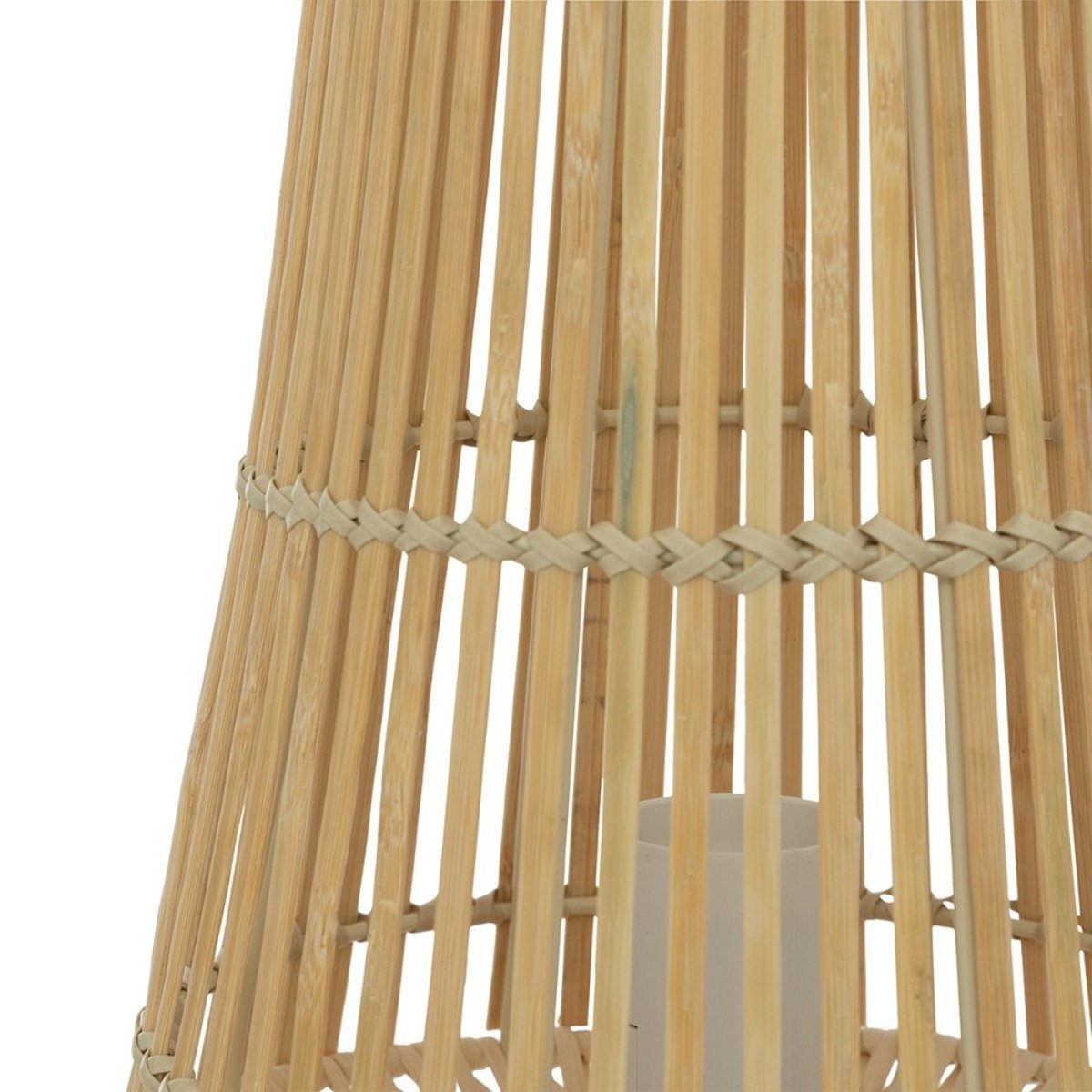 Lampe bambou Mahe naturel H38 beige, ATMOSPHERA