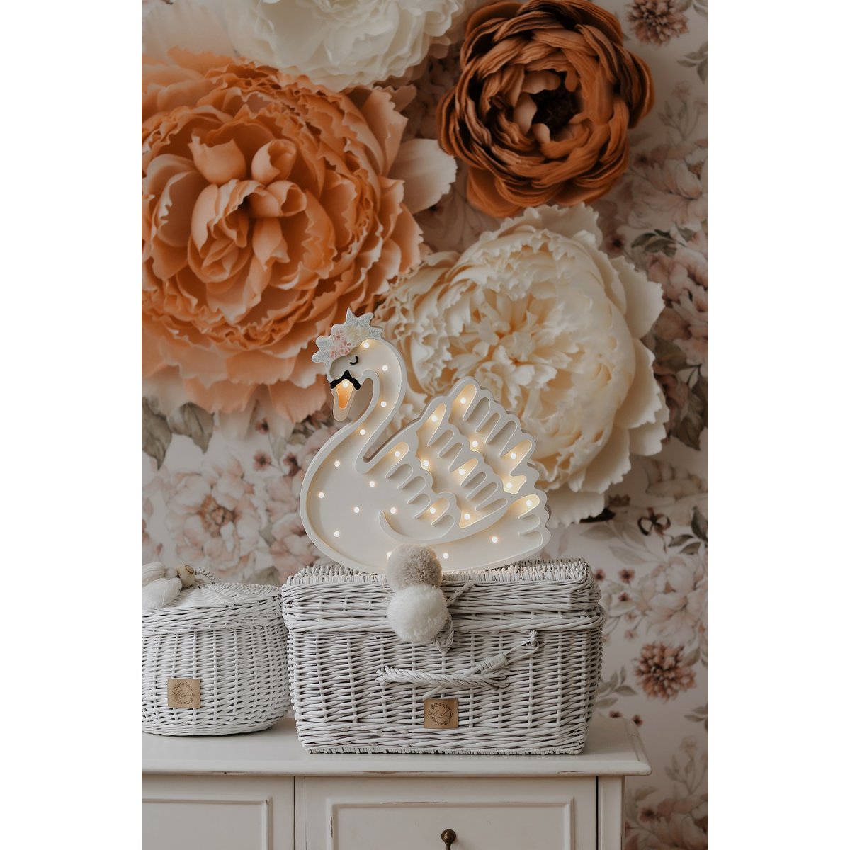 Lampe Veilleuse Cygne blanc, LITTLE LIGHTS