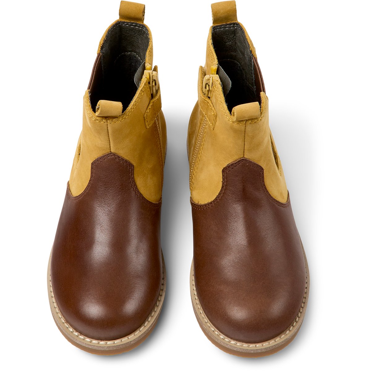 Bottines Savina marron, CAMPER