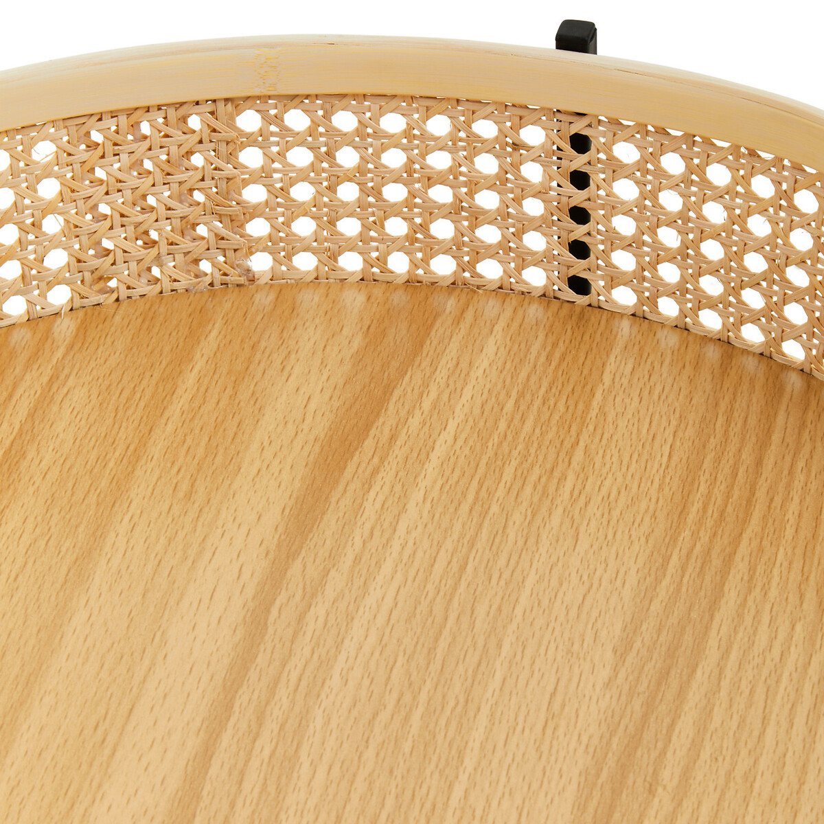 Calla Round Rattan Side Table black, SO'HOME
