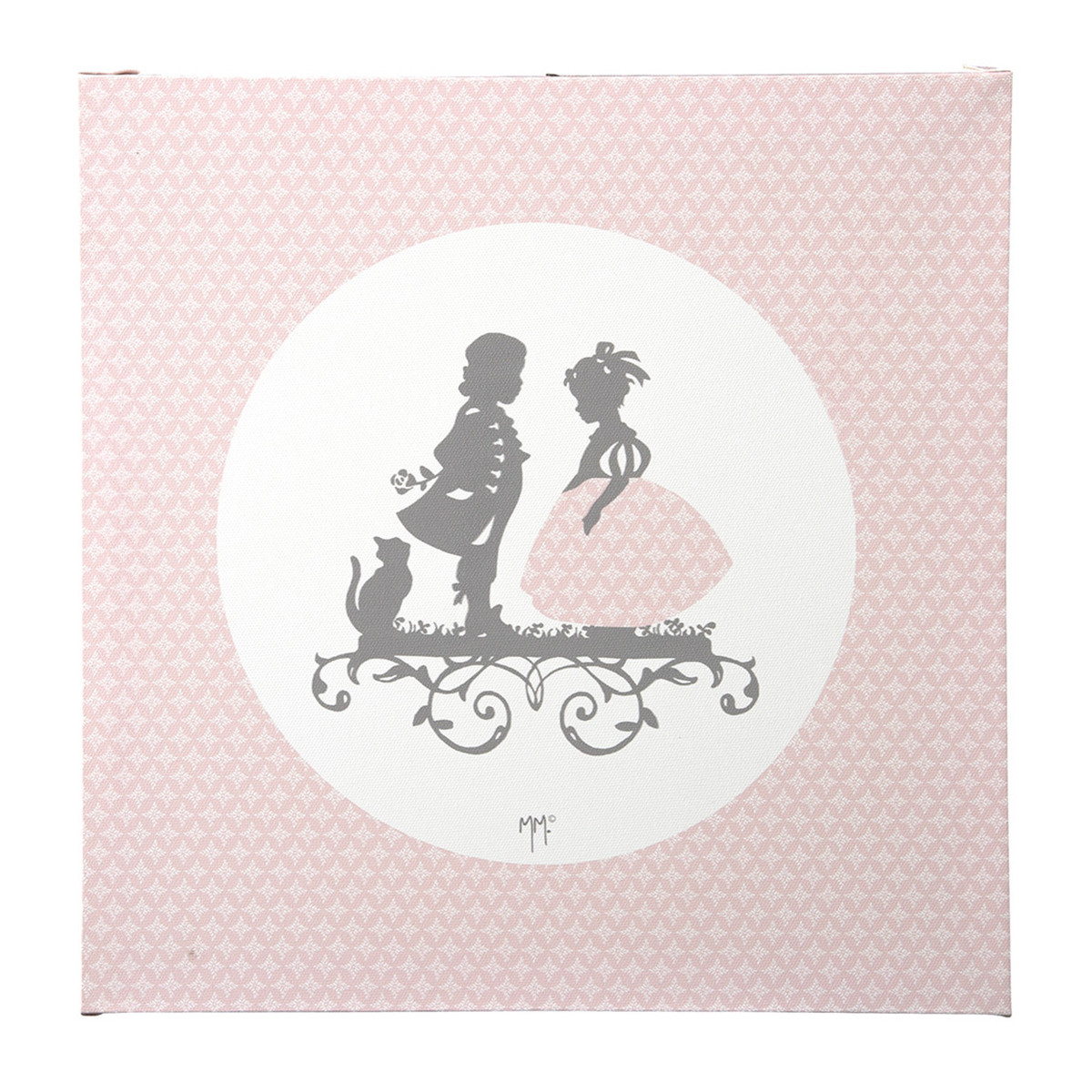 Toile sur châssis Petite Marquise rose, MATHILDE M