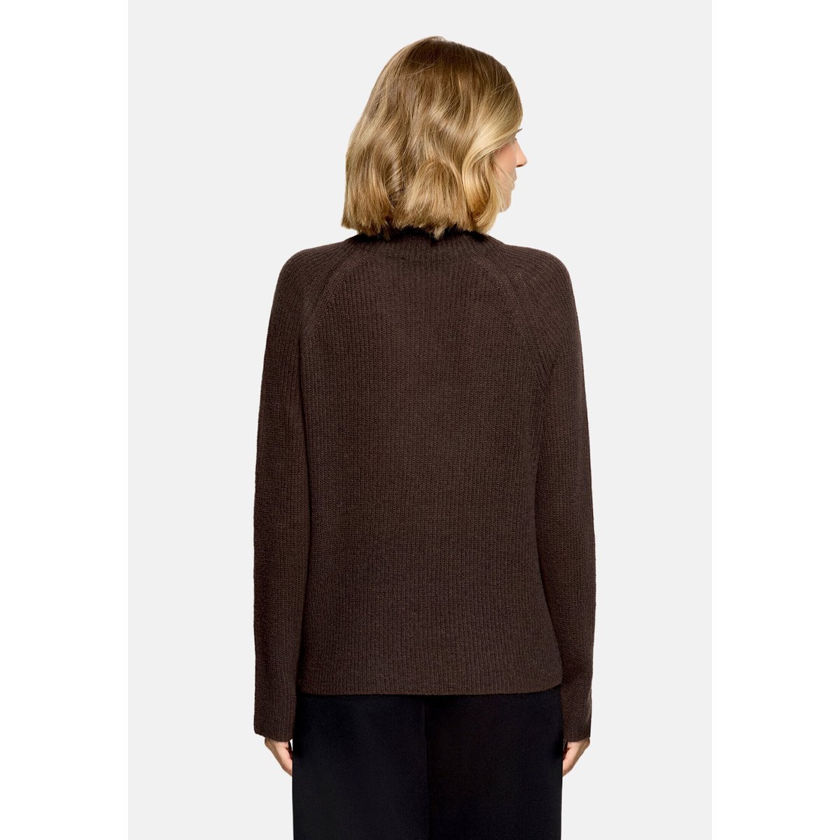 Pull en cachemire à col light maroon, BETTY BARCLAY