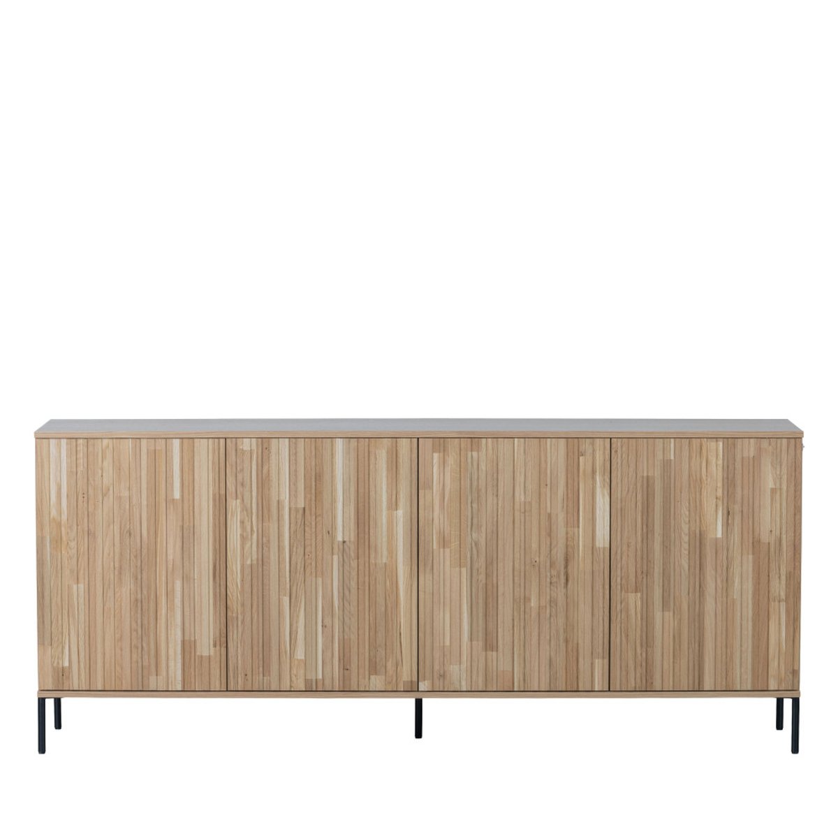 Buffet en bois de frêne - GRAVURE bois clair, WOOOD