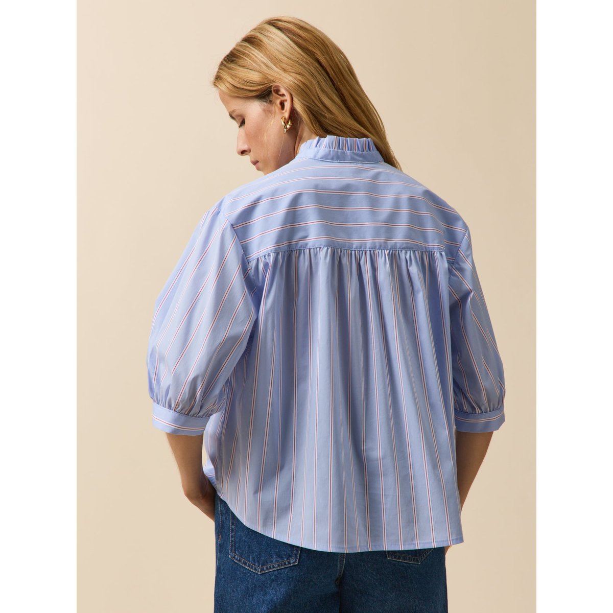 Blouse rayée  - Limited Collection rayure rouge/bleu, CYRILLUS