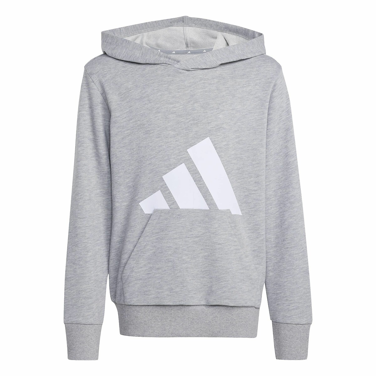 Sweat à capuche en molleton gris, ADIDAS SPORTSWEAR
