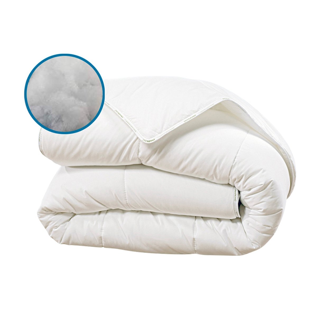 Couette Fibres creuses polyester KOKOON blanc, OLYMPE LITERIE