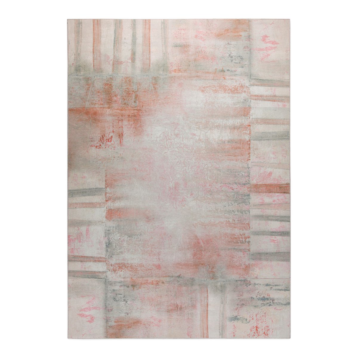 WECONhome Maui, tissé machine, coton, tapis tissé plat, certifié OEKO-TEX® (n° D20-0634) (70 x 120 cm, rouge) , Maui rouge saumon, ESPRIT